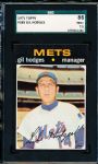 1971 Topps Baseball- #183 Gil Hodges, Mets- SGC 86 (NM+ 7.5)