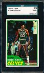 1981-82 Topps Basketball- #6 Robert Parish, Celtics- SGC 96 (Mint 9)
