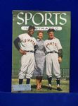 April 11, 1955 Sports Illustrated Magazine- Leo Durocher, Lorraine Day, and Willie Mays Cover- 1955 Topps Trading Card Paper Insert