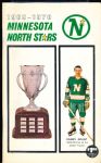 1969-70 Minnesota North Stars Hockey Media Guide- Danny Grant on Cover
