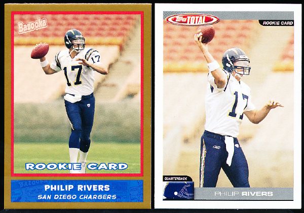 2004 Philip Rivers Rookies- 4 Asst.