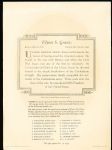 1935 Post Cereal “Famous Americans Series” (F278-49) 7-7/8” x 10-3/4” Premium Forbes Litho Mfg.- #16 U.S. Grant