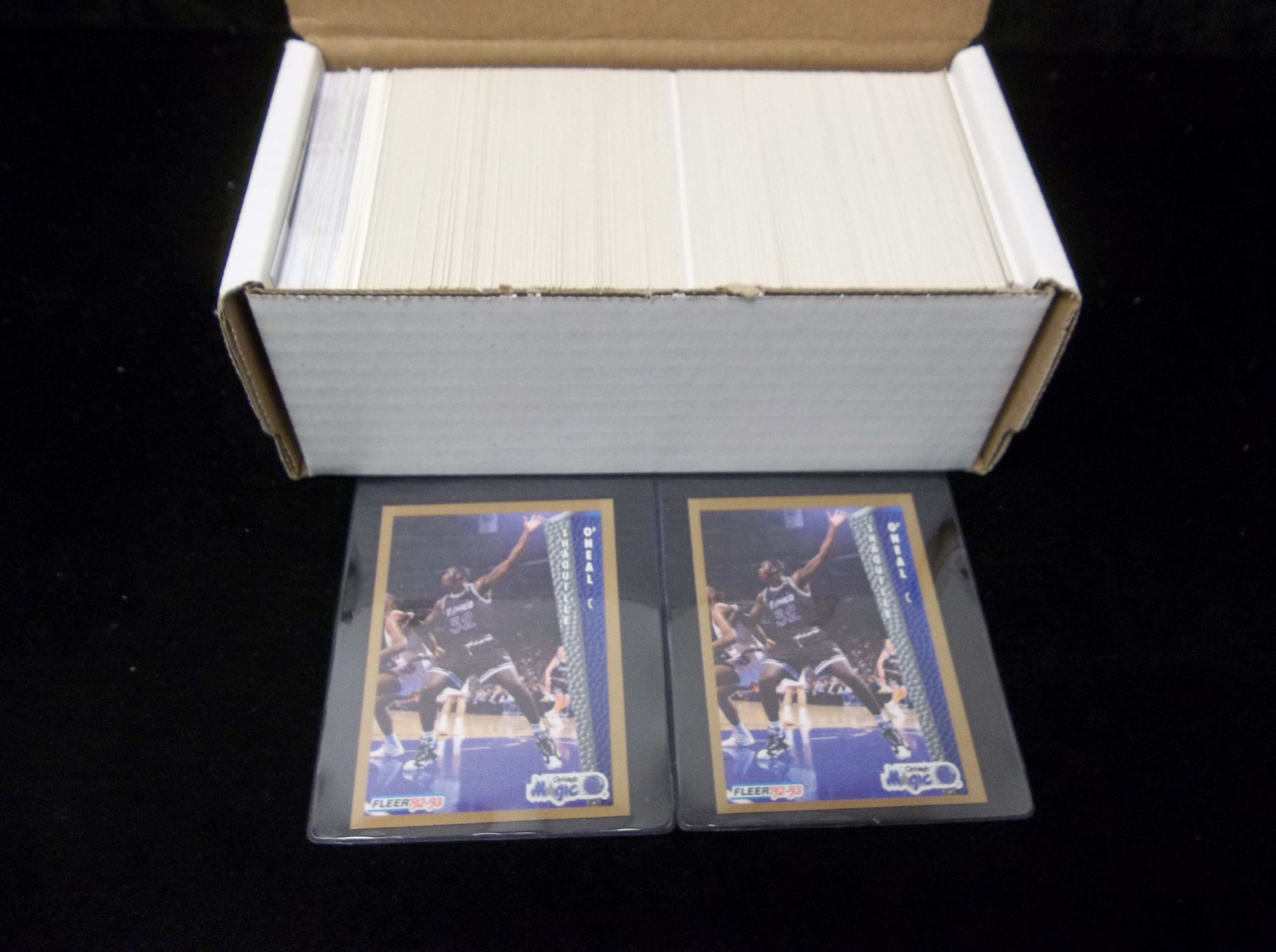 Lot detail 1992 93 fleer basketball series 2 complete sets of 180