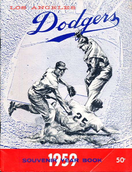 1959 Los Angeles Dodgers Yearbook