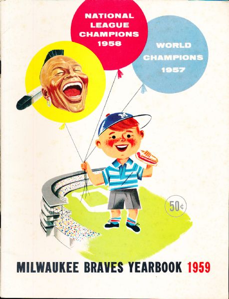 1959 Milwaukee Braves Yearbook