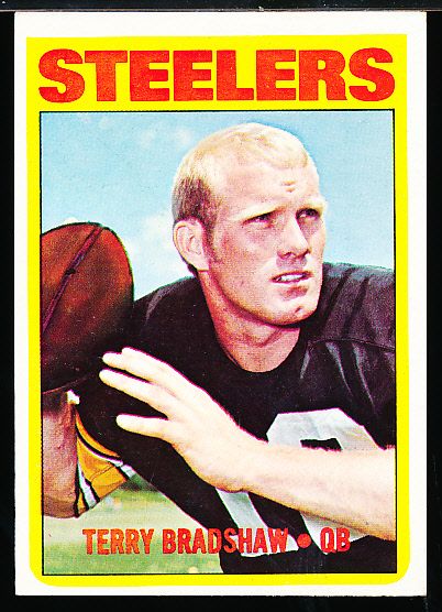 1972 Topps Fb- #150 Terry Bradshaw, Steelers- 2nd Year Card