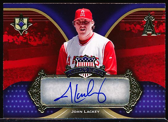 2007 Ultimate Collection Bb- “America’s Pastime Autographs”- #AP-LY John Lackey, Angels