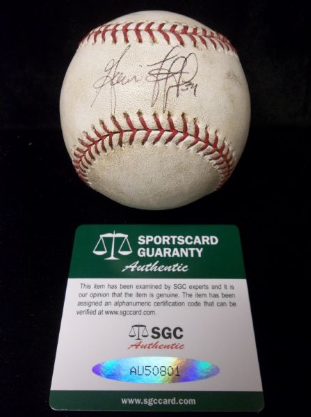 Gavin Floyd Autographed Official MLB (Allan Selig Commissioner) Baseball- SGC Certified