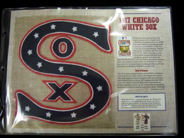Willabee & Ward 1917 Chicago White Sox Patches- 2 Patches
