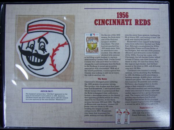 Willabee & Ward 1956 Cincinnati Reds Patch
