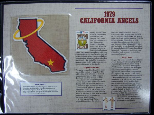 Willabee & Ward 1979 California Angels Patches- 2 Patches