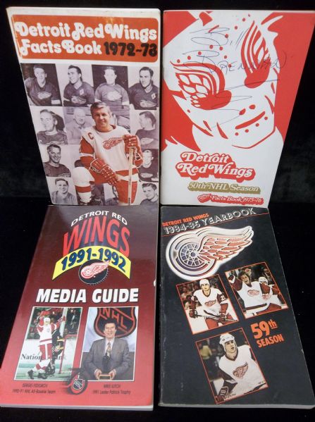 Detroit Red Wings Clean-Up Lot of 6 Diff. Media Guides