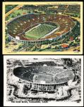 The Rose Bowl, Pasadena Ca- Linen Postcard