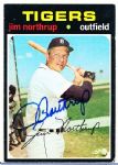 1971 Topps Bsbl. #265 Jim Northrup, Tigers- Autographed