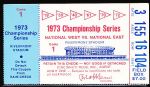 October 6, 1973 New York Mets @ Cincinnati Reds MLB NLCS Game 1 Ticket Stub