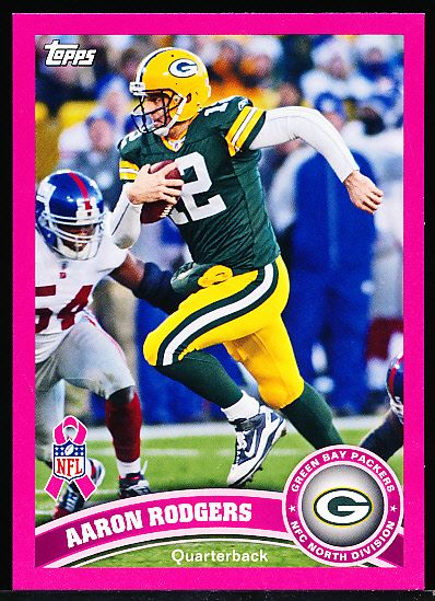 aaron rodgers breast cancer jersey