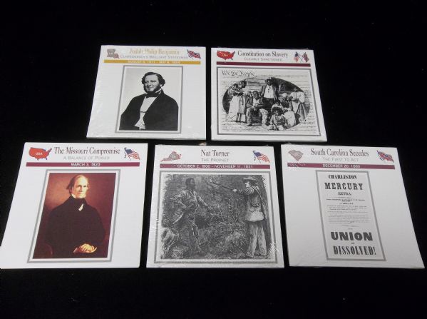 1993-95 Atlas Editions American Civil War Subscription Cards- Series #6 to 10- (100 Diff. Cards)