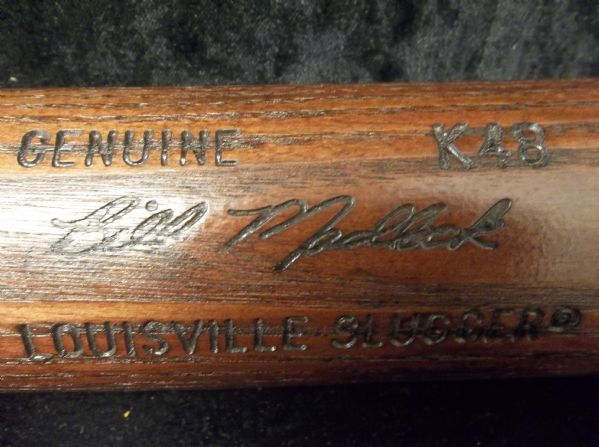 Bill Madlock Louisville Slugger 125 Model K48 Brown Baseball Bat
