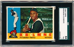 1960 Topps Baseball- #326 Bob Clemente, Pirates- SGC 84 (NM 7)
