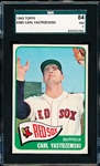 1965 Topps Baseball- #385 Carl Yastrzemski, Red Sox- SGC NM 7