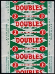 1951 Topps Baseball Red Backs- 1 Cent Wrappers- 2 Wrappers
