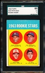 1963 Topps Baseball- #537 Pete Rose Rookie!- SGC 60 (Ex 5)