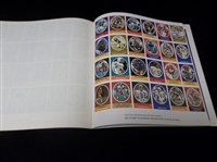 1972 Sunoco NFL Action Football 56 Page Stamp Album with 144 Inserted Perforated Stamps