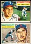 1956 Topps Bb- 10 Diff.