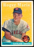 1958 Topps Bb- #47 Roger Maris, Indians- Rookie! 