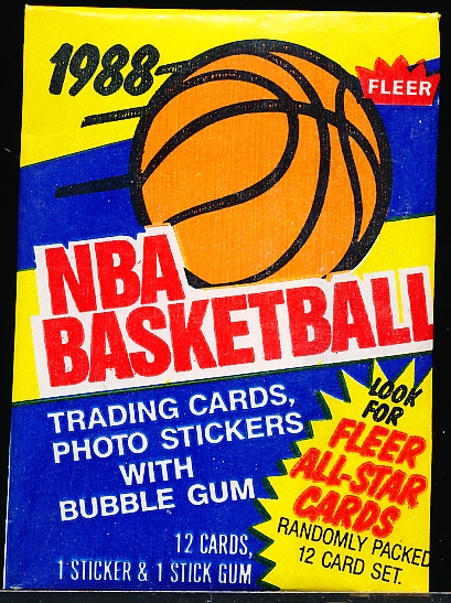 Lot Detail - 1988-89 Fleer Basketball Complete Set of 132 with Sticker ...