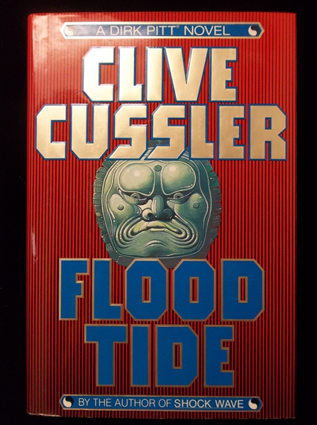 1997 Flood Tide by Clive Cussler- Signed by Cussler