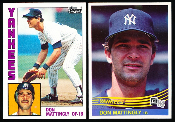 1984 Don Mattingly Rookie Card Lot- 9 Cards