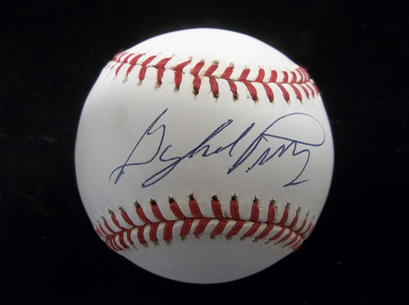 Gaylord Perry  Autographed Official NL William White Bsbl.