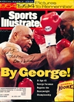 Nov. 14, 1994 Sports Illustrated Autographed Boxing Cover by George Foreman- CAS Certified