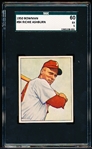 1950 Bowman Baseball- #84 Richie Ashburn, Phillies- SGC 60 (Ex 5)