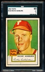 1952 Topps Baseball- #216 Richie Ashburn, Phillies- SGC 60 (Ex 5)