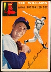 1954 Topps Bb- #1 Ted Williams, Red Sox