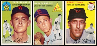 1954 Topps Bb- 4 Diff.