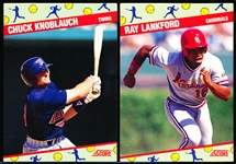 1991 Score Baseball 12th Nationals Sports Collectors Convention Near Set- 9 of 10