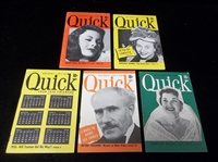 1950 Quick Magazine- 5 Diff. Covers