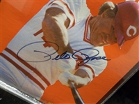 1986 Wheaties 18oz Full Pete Rose Reds Cereal Box Autographed on Front