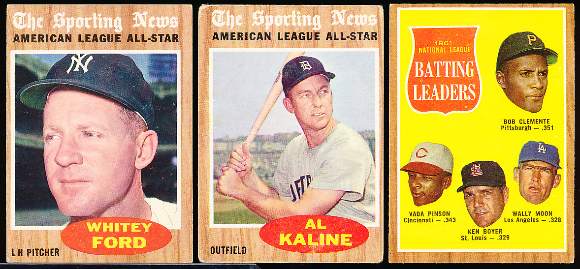 Lot Detail - 1962 Topps Bb- 4 Cards