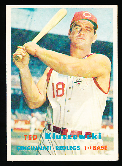 Lot Detail - 1957 Topps Baseball- #165 Ted Kluszewski, Reds