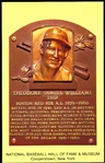 18 Diff. Unsigned Baseball Hall of Fame Postcard Gold Plaques