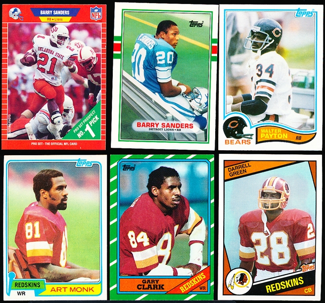 Ten Football Cards