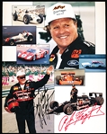 A. J. Foyt Autographed Auto Racing Copenhagen Color 8” x 10” Promo Picture