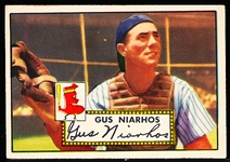 1952 Topps Bb- #121 Gus Niahros, Red Sox