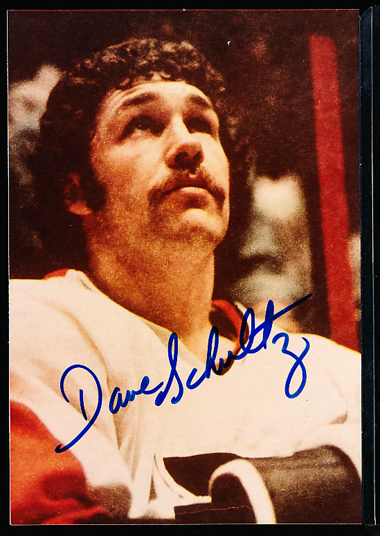 Lot Detail - Dave Schultz Autographed Photo Clean-Up Lot- 4 Photos