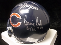 Autographed Chicago Bears Riddell Mini-Helmet- Signed by 4 Diff.