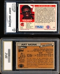 Three Football Graded Cards
